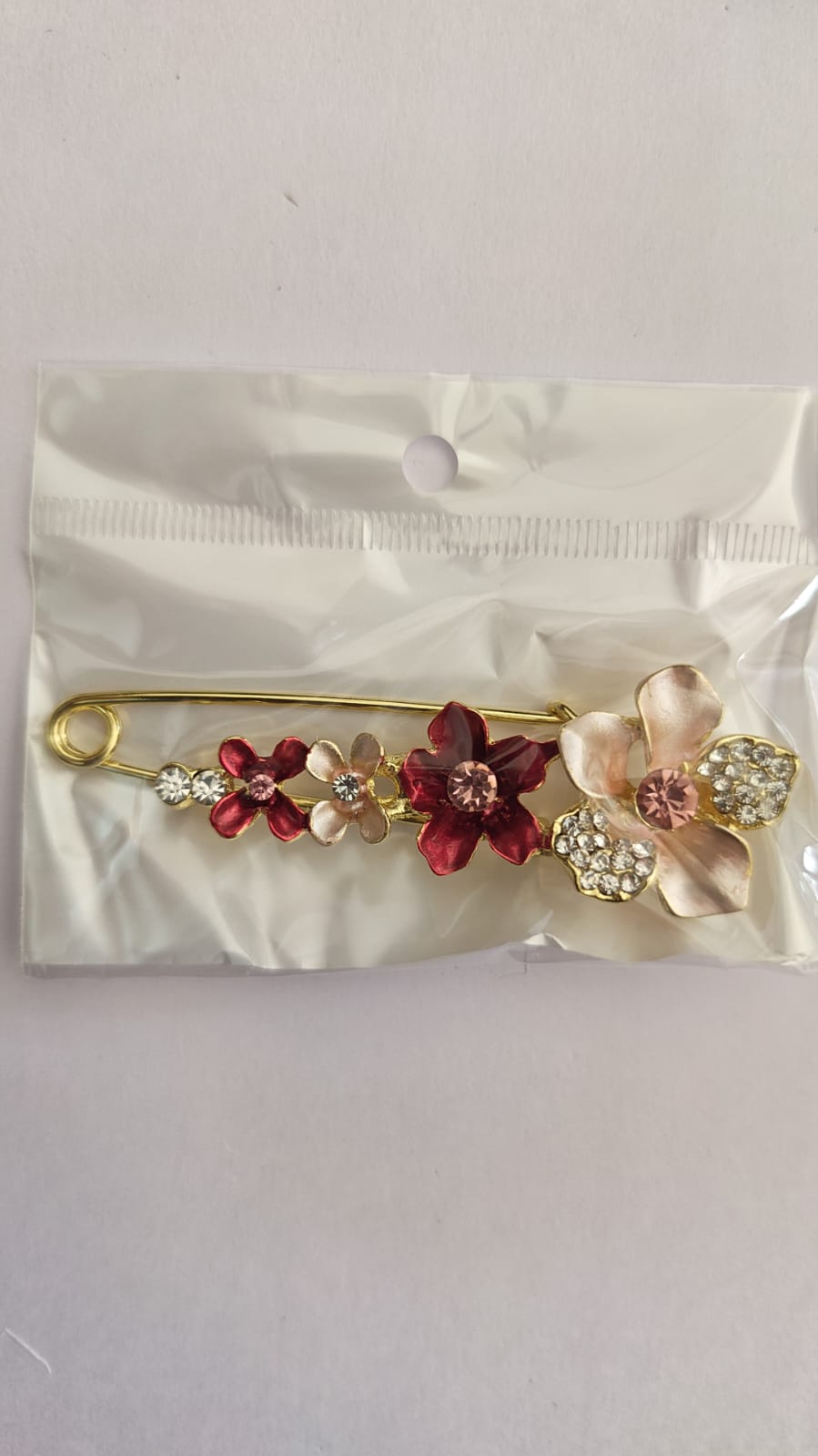 Hair and cloth brooch