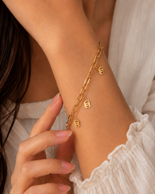 Anti tarnish chain bracelet