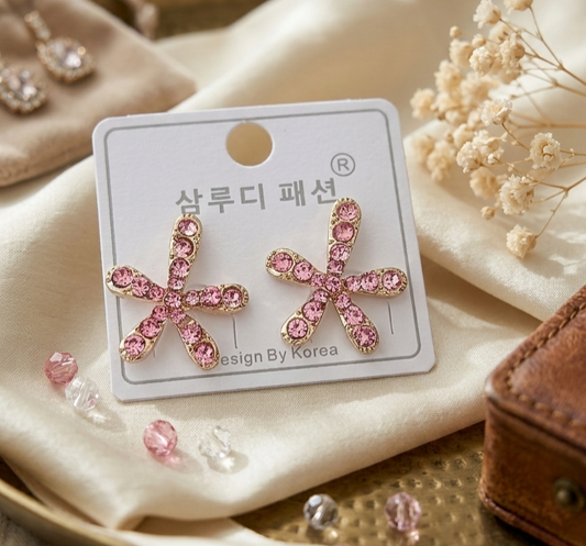 Flower stud earring set from shuma jewellers
