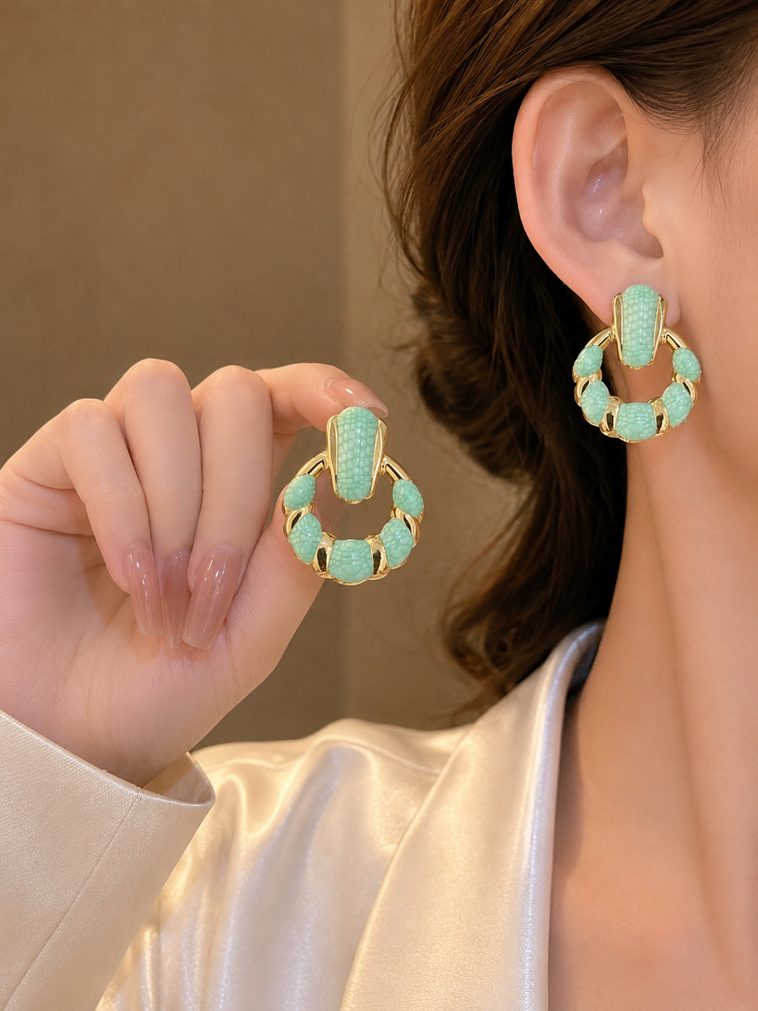 Korean Design Shell Earring